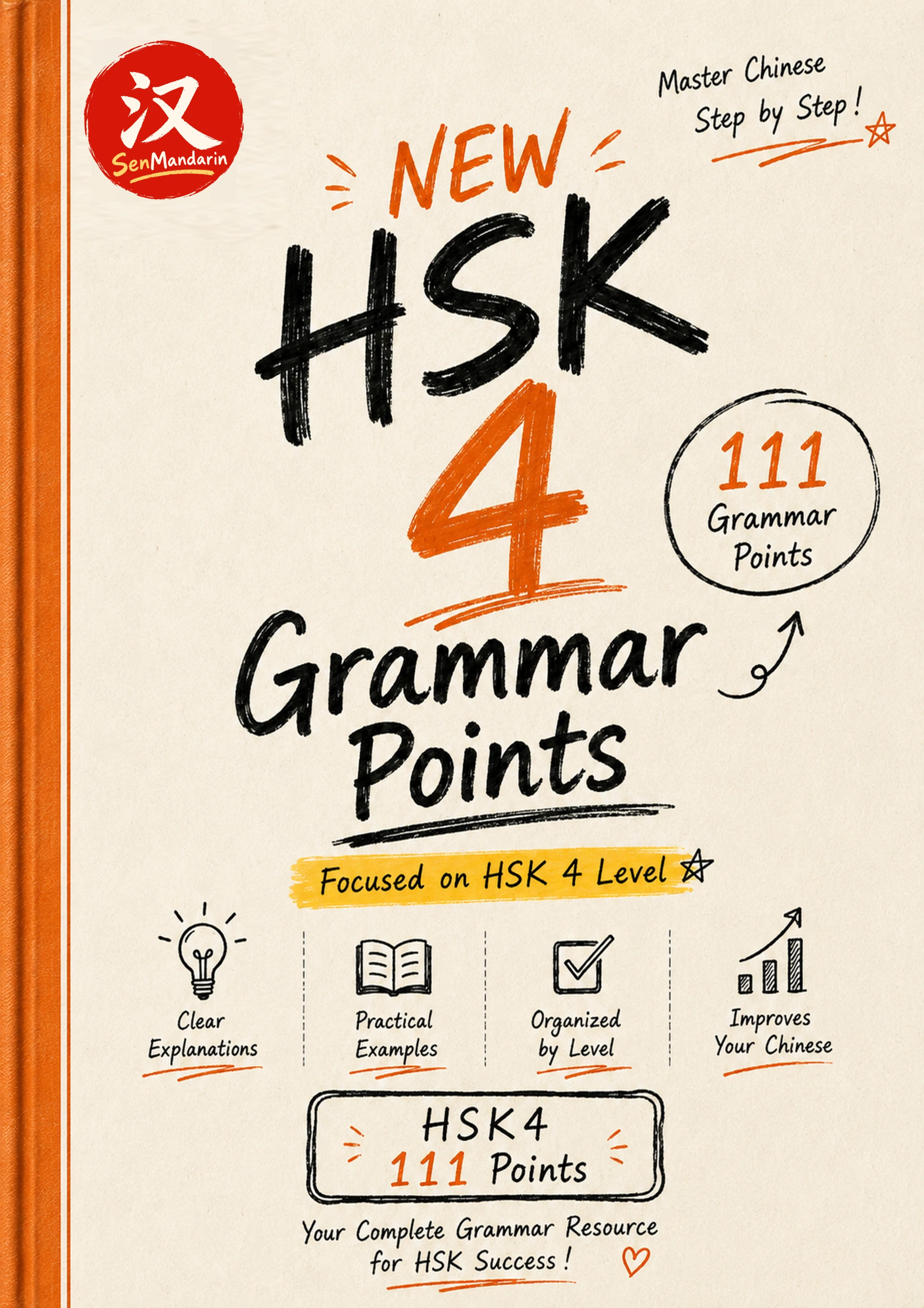 Original PDF cover: New HSK 4 Grammar Points