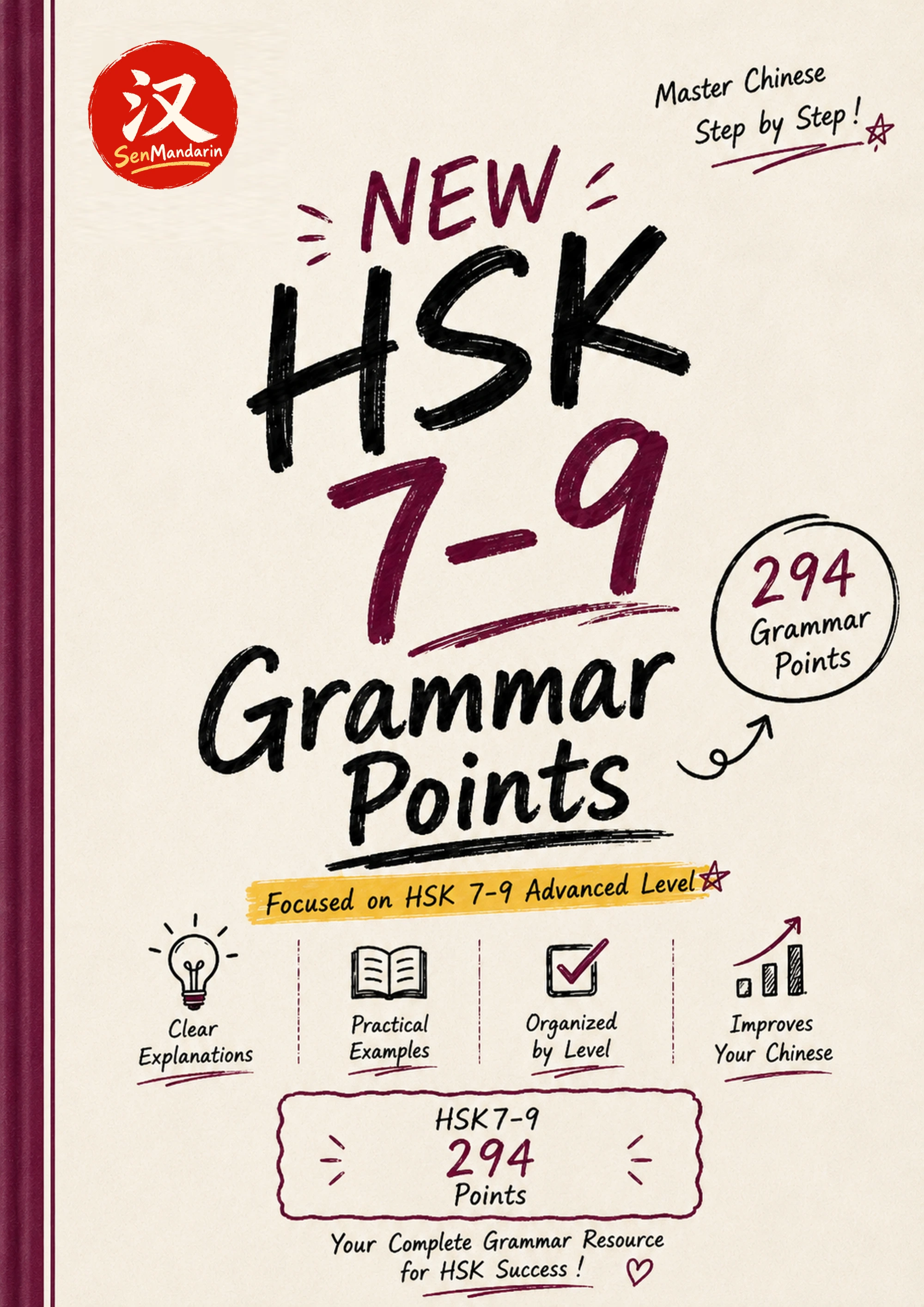 Original PDF cover: New HSK 7-9 Grammar Points